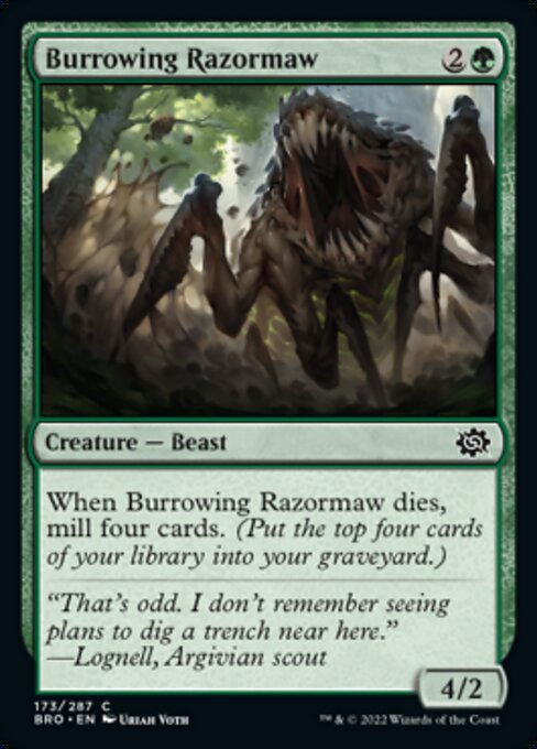 Burrowing Razormaw (BRO)