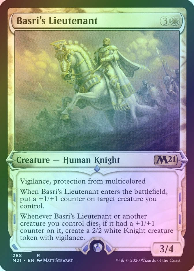 Basri's Lieutenant (M21) (288) / Showcase / Foil