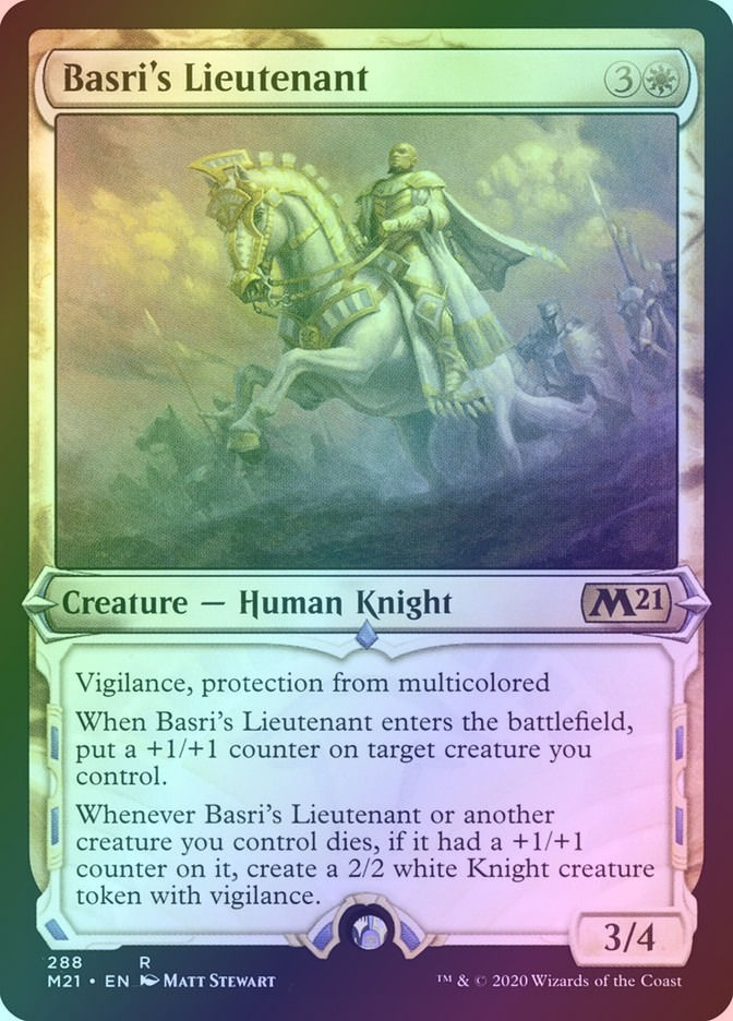 Basri's Lieutenant (M21) (288) / Showcase / Foil