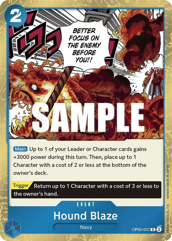 Hound Blaze (OP05-057) / Foil