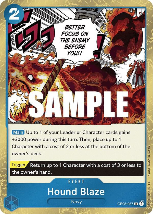 Hound Blaze (OP05-057) / Foil