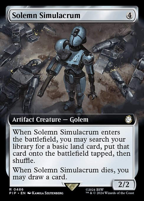 Solemn Simulacrum (pip) (486) / Extended Art