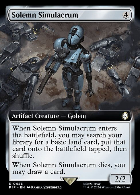 Solemn Simulacrum (pip) (486) / Extended Art