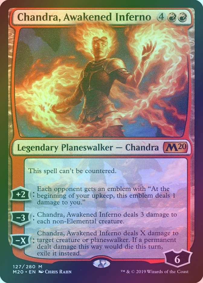 Chandra, Awakened Inferno (M20) (127) / Foil