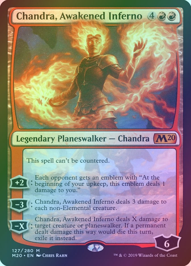 Chandra, Awakened Inferno (M20) (127) / Foil