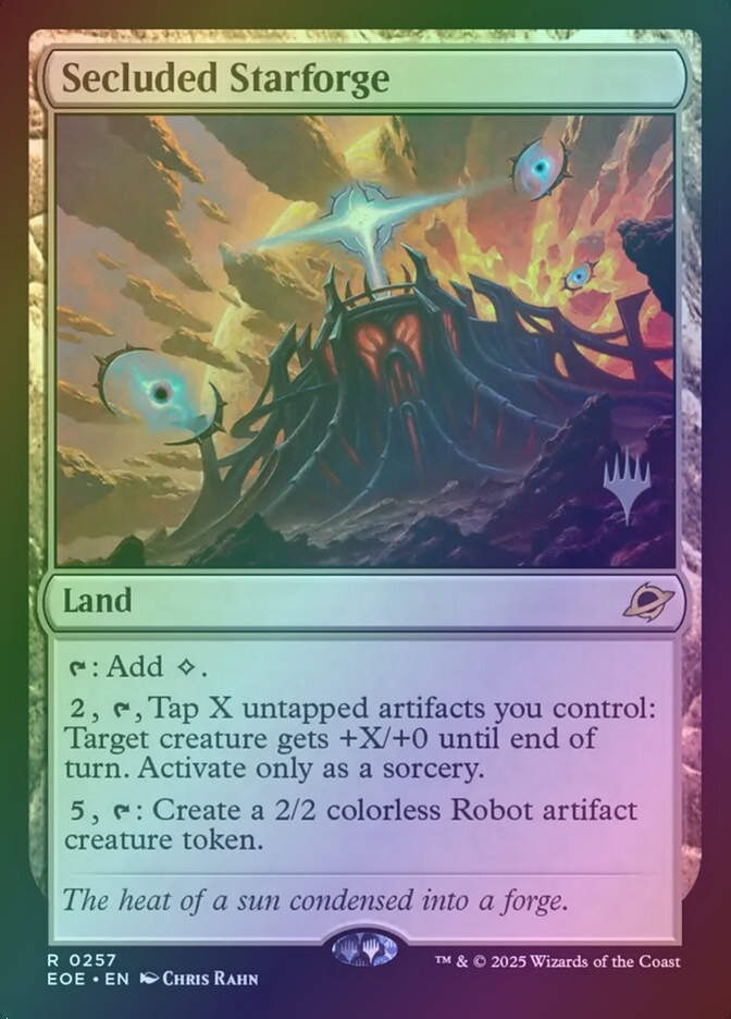 Secluded Starforge (PEOE) (257p) / Foil