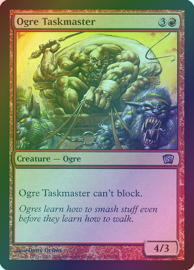 Ogre Taskmaster (8ED) (205★) / Foil