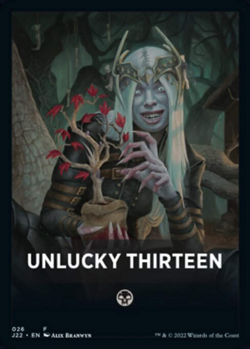 Unlucky Thirteen (fj22) / Front Cards Token