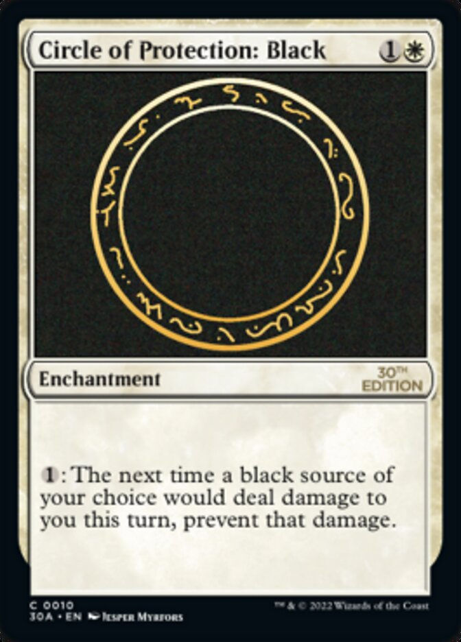 Circle of Protection: Black (30a)