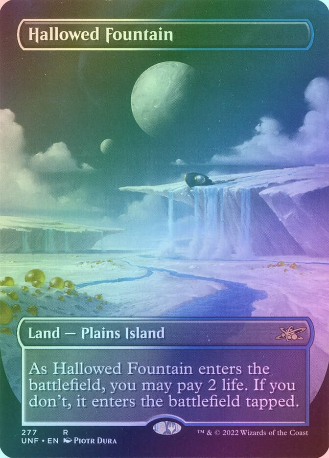 Hallowed Fountain (UNF) (277) / Borderless / Foil