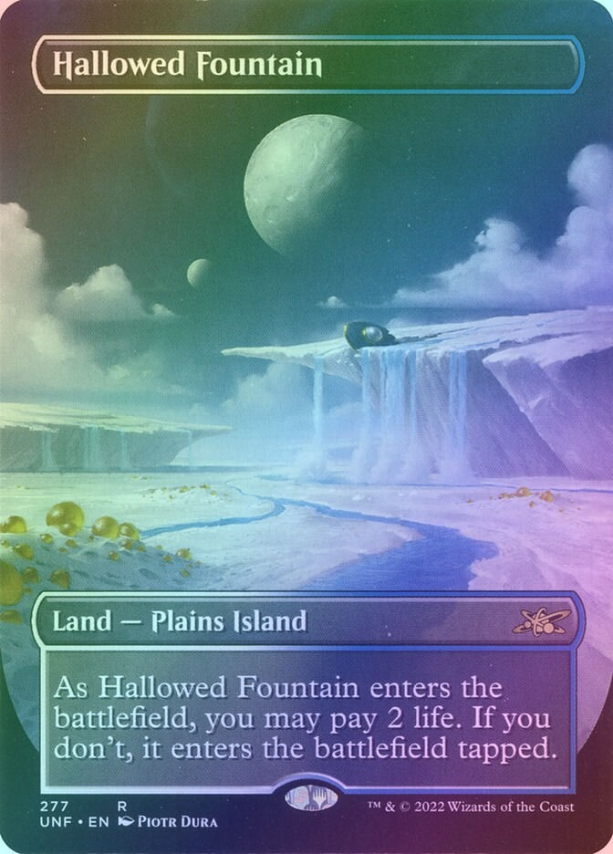Hallowed Fountain (UNF) (277) / Borderless / Foil