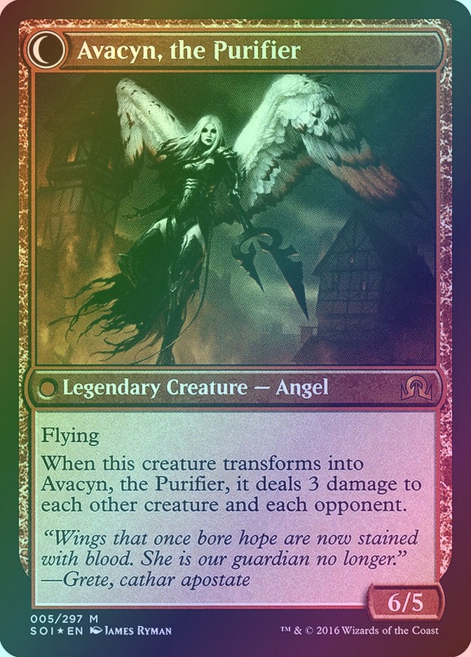Archangel Avacyn // Avacyn, the Purifier (PSOI) (5s) / Foil — cara 2 de 2