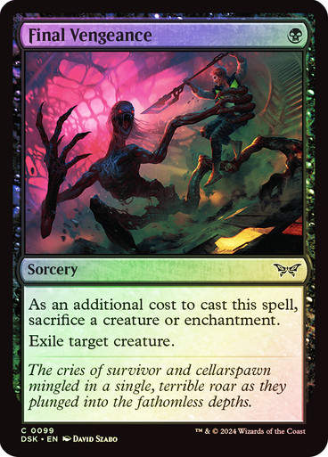 Final Vengeance (DSK) (99) / Foil
