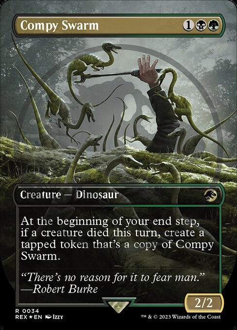 Compy Swarm (rex) / Embossed Foil