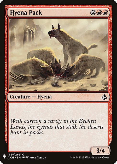 Hyena Pack (PLST) (AKH-139)