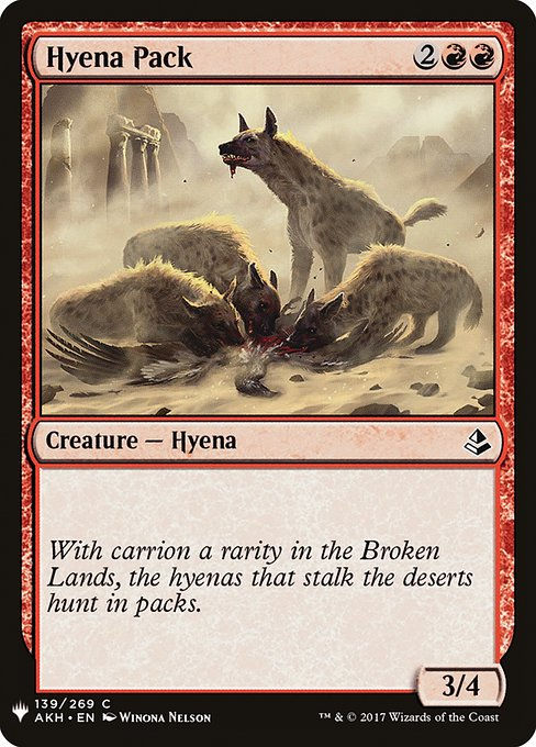 Hyena Pack (PLST) (AKH-139)