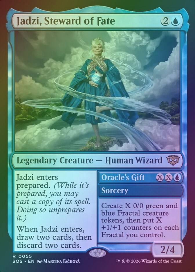 Jadzi, Steward of Fate // Oracle's Gift (SOS) (55) / Foil