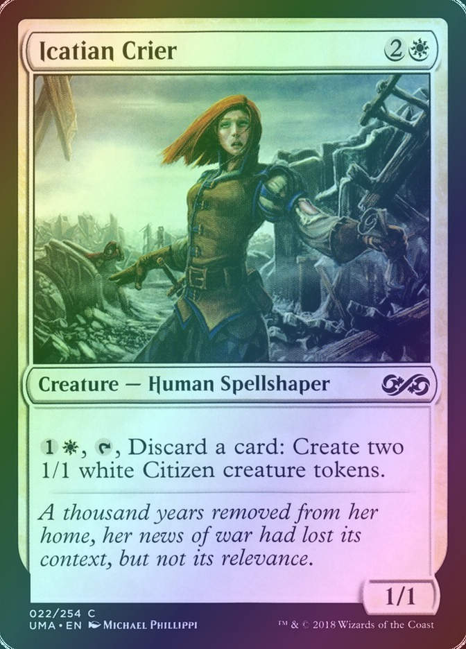 Icatian Crier (UMA) (22) / Foil