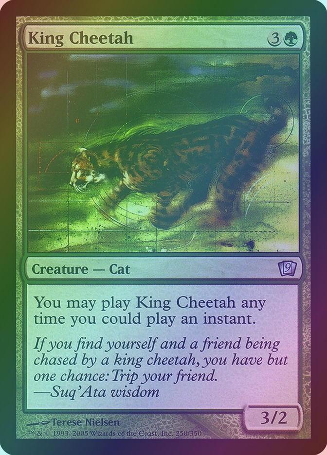 King Cheetah (9ED) (250★) / Foil
