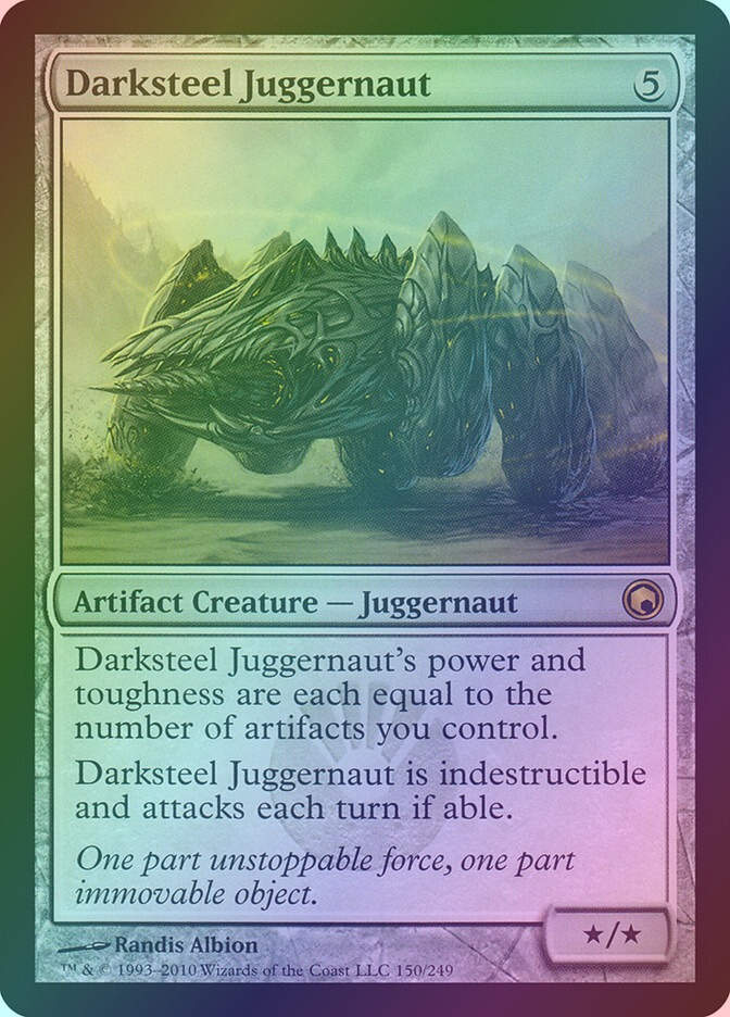 Darksteel Juggernaut (SOM) (150) / Foil
