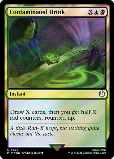 Contaminated Drink (pip) (627) / Surge Foil