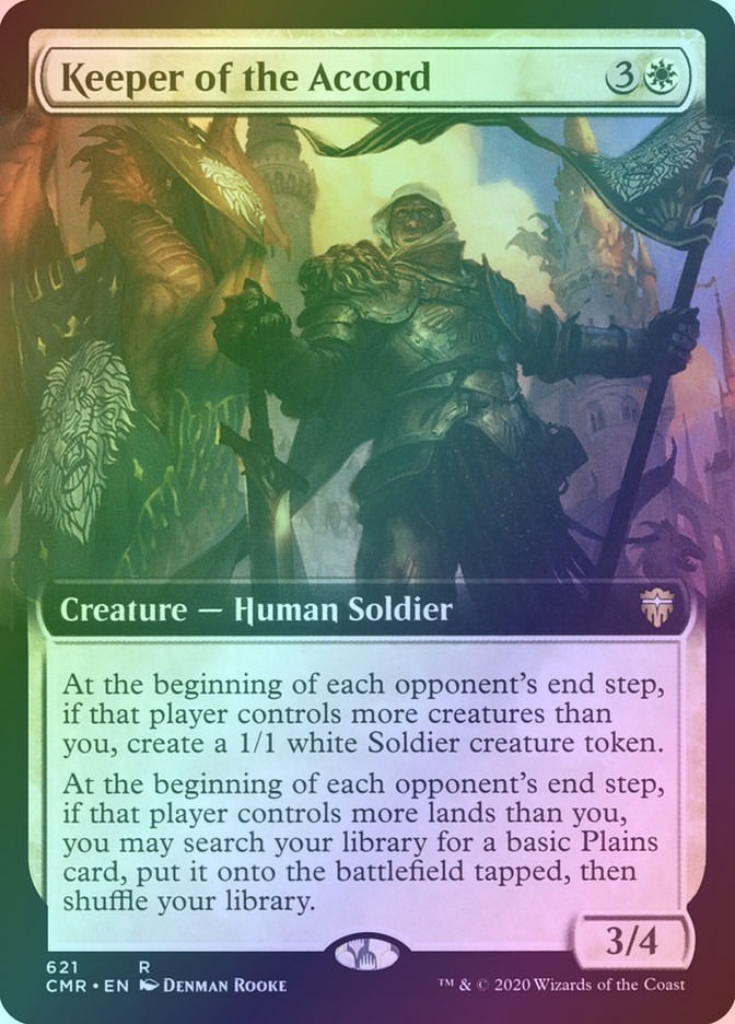Keeper of the Accord (CMR) (621) / Extended Art / Foil