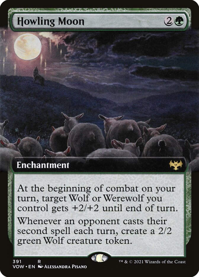 Howling Moon (VOW) (391) / Extended Art
