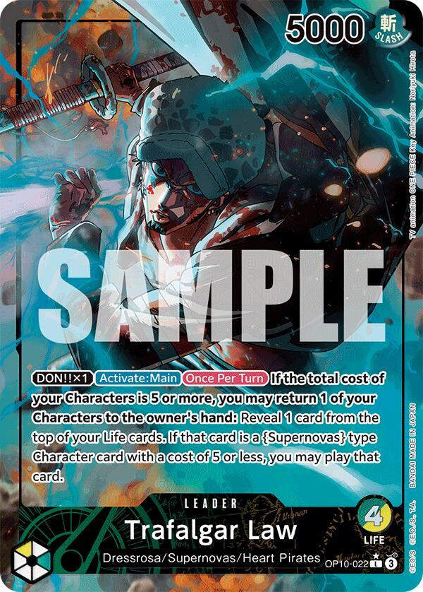 Trafalgar Law (022) (Parallel) (OP10-022) / Foil