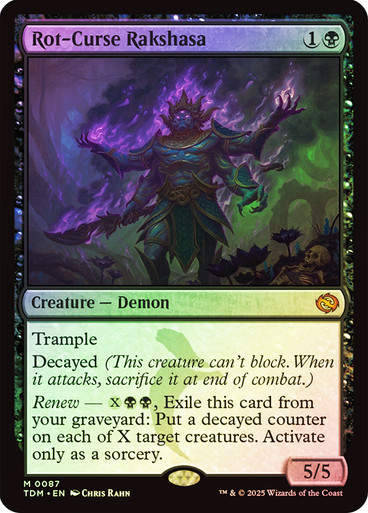 Rot-Curse Rakshasa (TDM) (87) / Foil