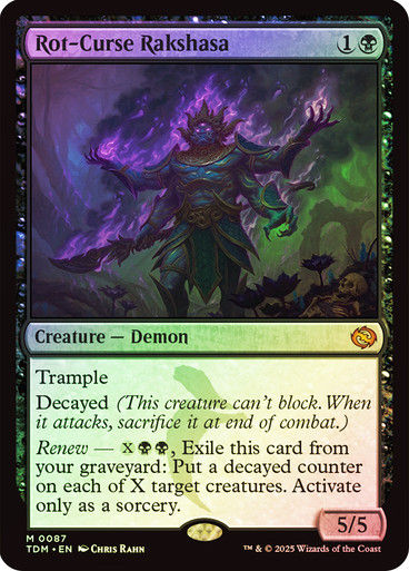 Rot-Curse Rakshasa (TDM) (87) / Foil