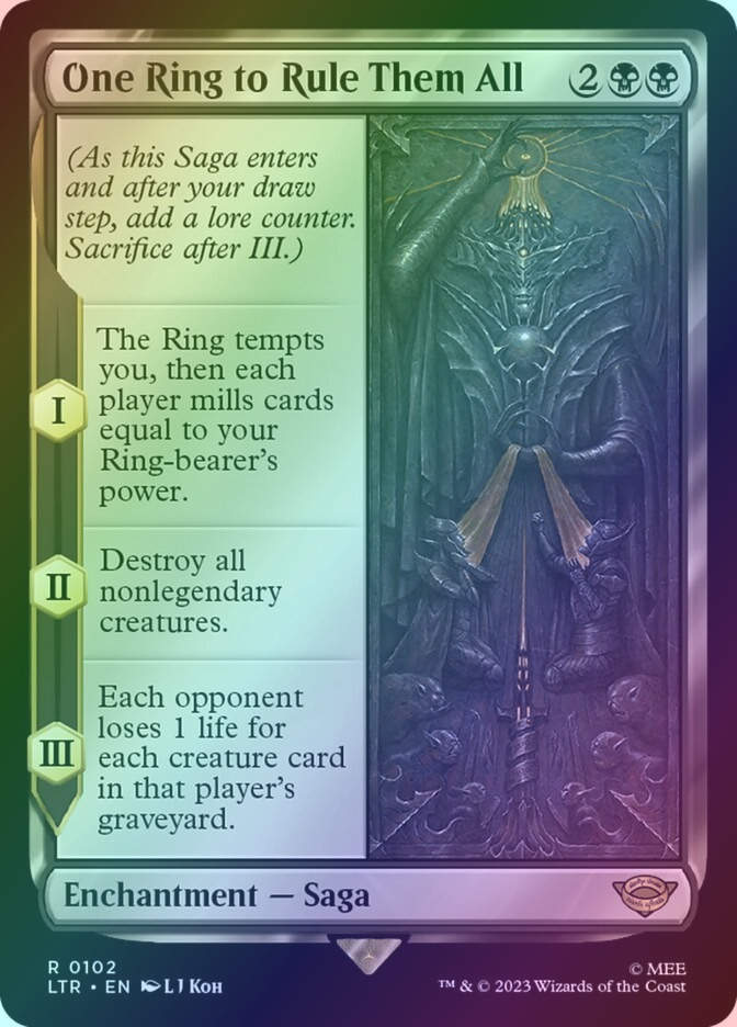One Ring to Rule Them All (LTR) (102) / Foil