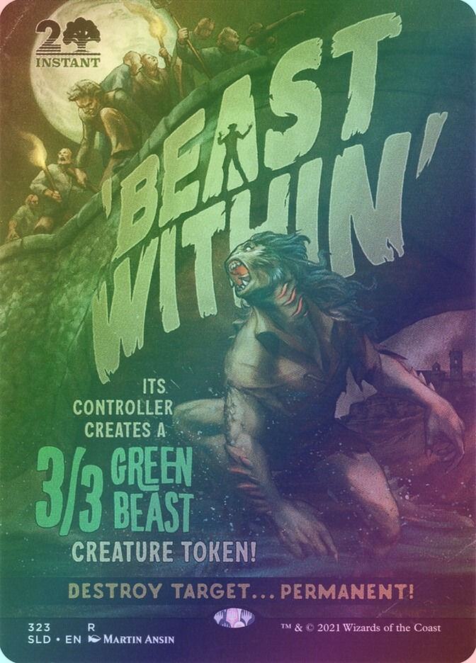 Beast Within (SLD) (323) / Borderless / Foil