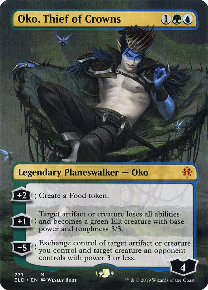 Oko, Thief of Crowns (ELD) (271) / Borderless