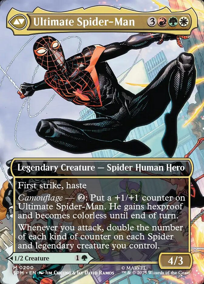 Miles Morales // Ultimate Spider-Man (SPM) (200) / Borderless Scene — cara 2 de 2
