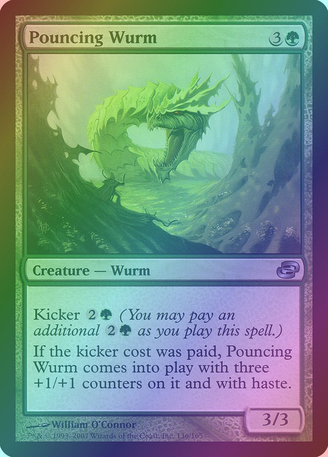Pouncing Wurm (PLC) (136) / Foil