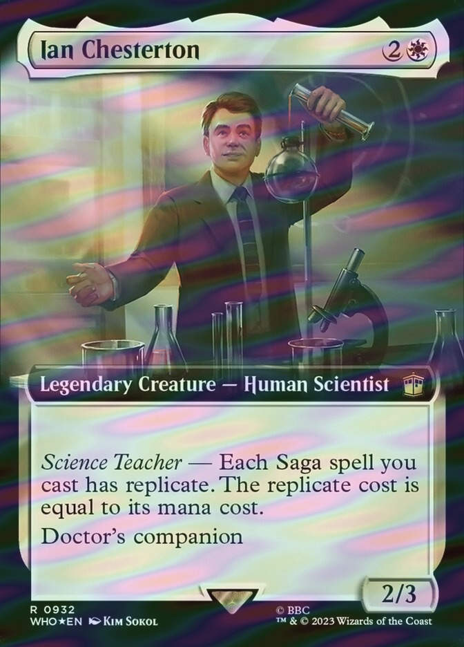 Ian Chesterton (WHO) (932) / Extended Art / Surge Foil
