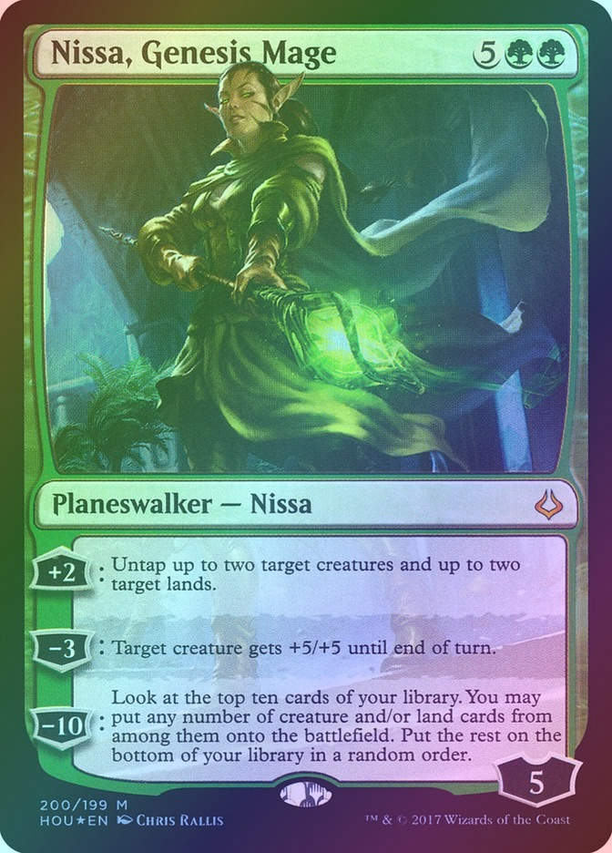 Nissa, Genesis Mage (HOU) (200) / Foil