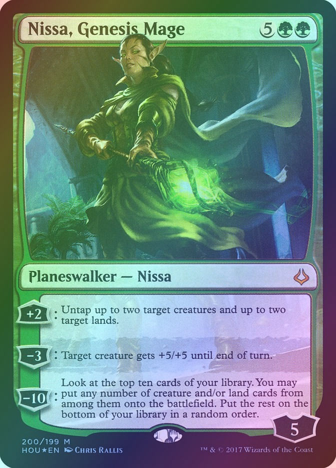 Nissa, Genesis Mage (HOU) (200) / Foil