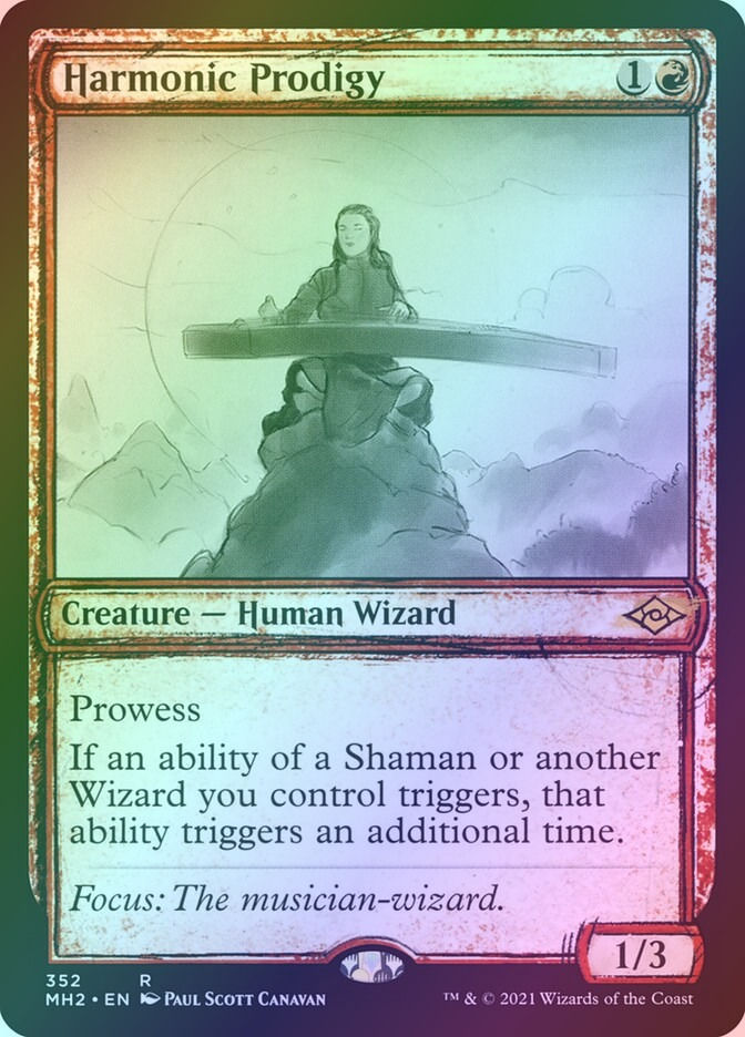 Harmonic Prodigy (MH2) (352) / Showcase / Foil