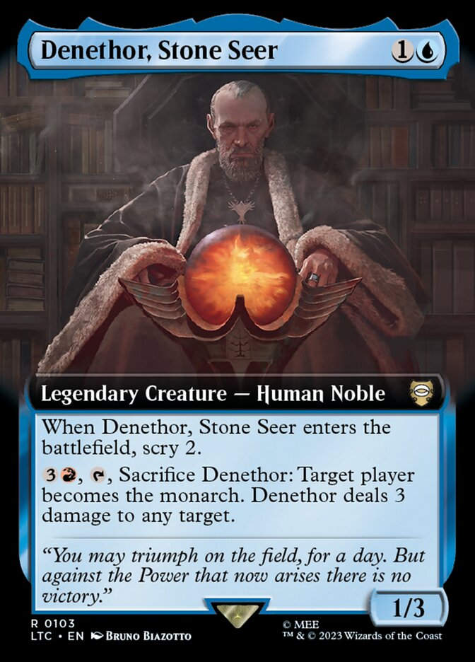 Denethor, Stone Seer (LTC) (103) / Extended Art