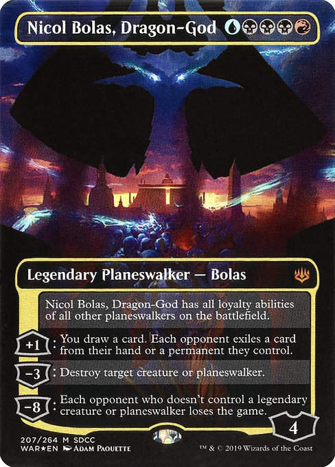 Nicol Bolas, Dragon-God (PS19) (207) / Borderless