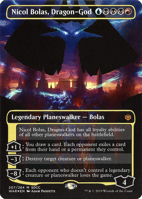 Nicol Bolas, Dragon-God (PS19) (207) / Borderless