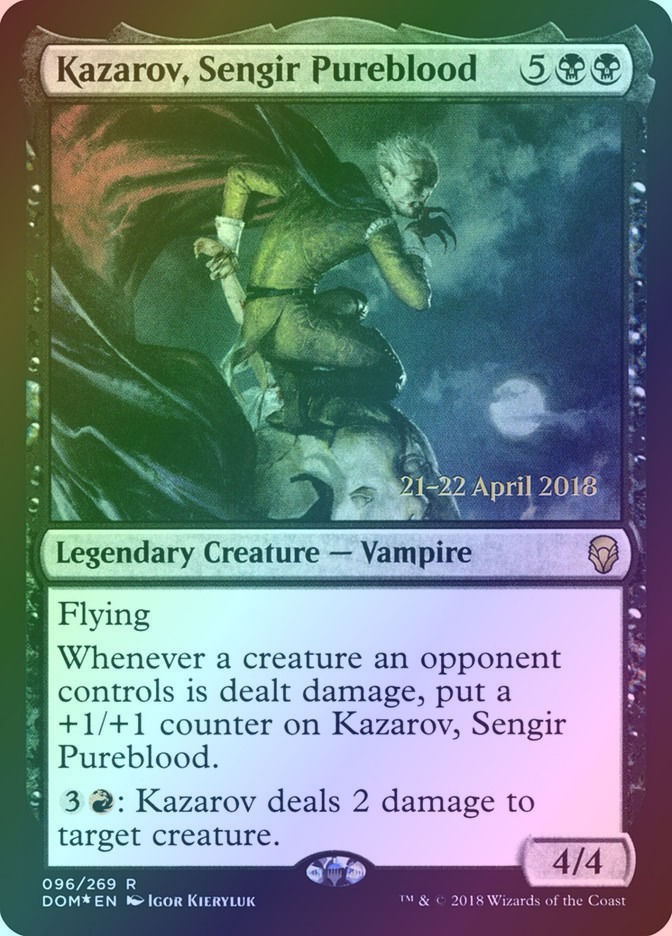 Kazarov, Sengir Pureblood (PDOM) (96s) / Foil