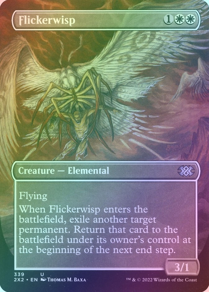 Flickerwisp (2X2) (339) / Borderless / Foil