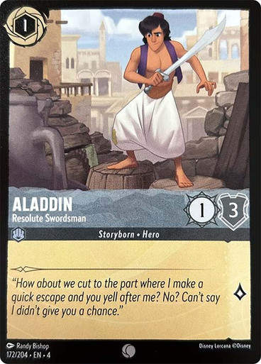 Aladdin - Resolute Swordsman (LOR_URS)