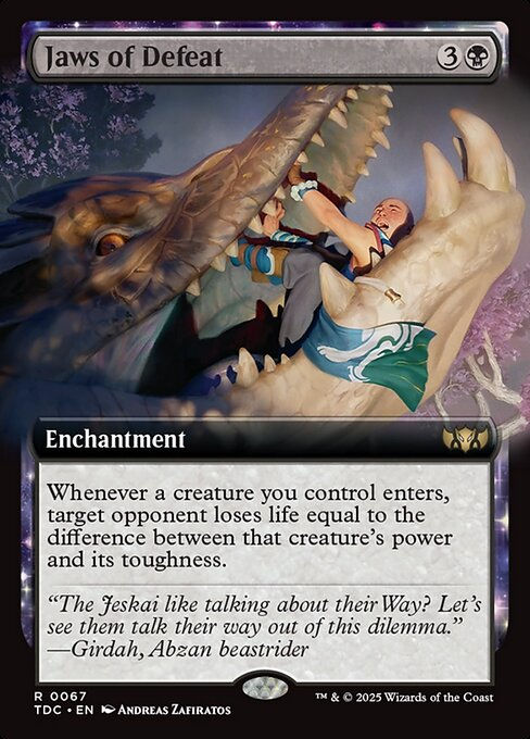 Jaws of Defeat (TDC) (67) / Extended Art