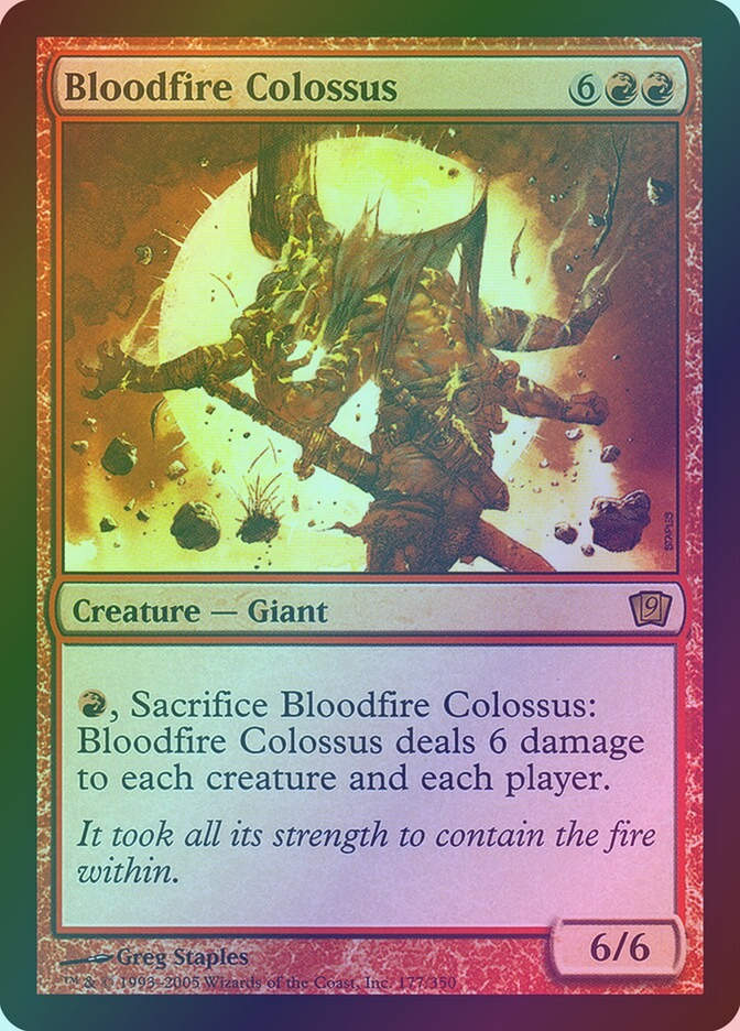 Bloodfire Colossus (9ED) (177★) / Foil