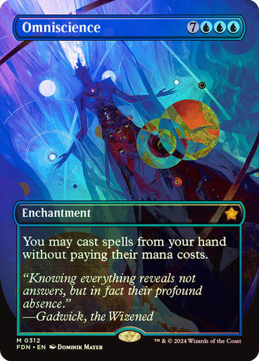 Omniscience (FDN) (312) / Foil / Borderless