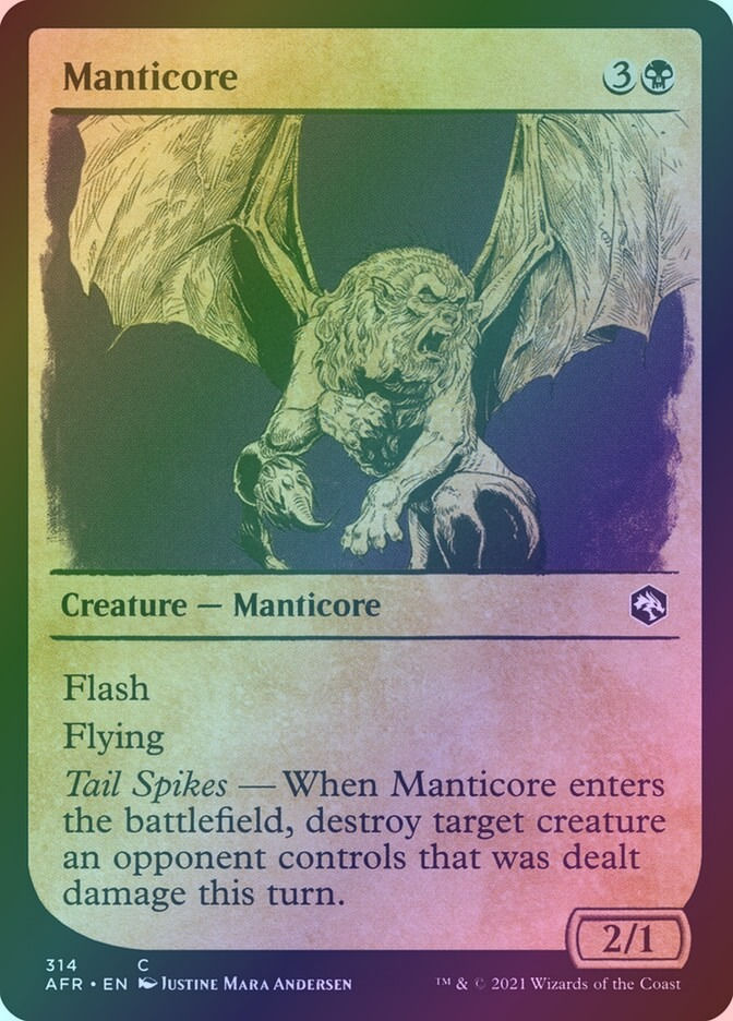 Manticore (AFR) (314) / Showcase / Foil