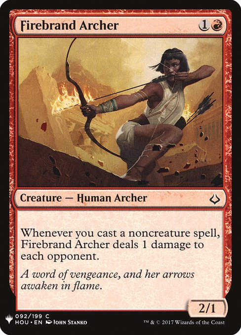 Firebrand Archer (PLST) (HOU-92)
